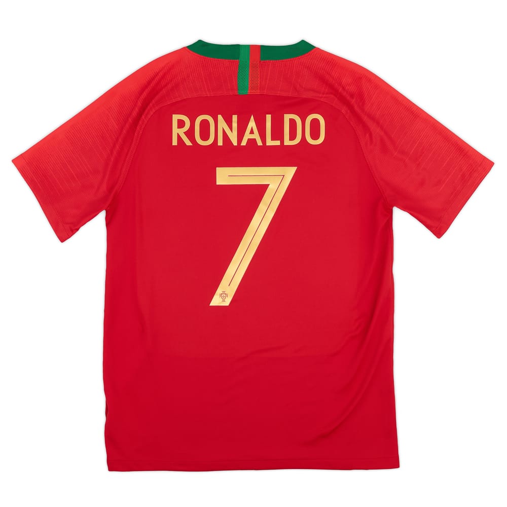 2018-19 Portugal Home Shirt Ronaldo #7 - 8/10 - (L)