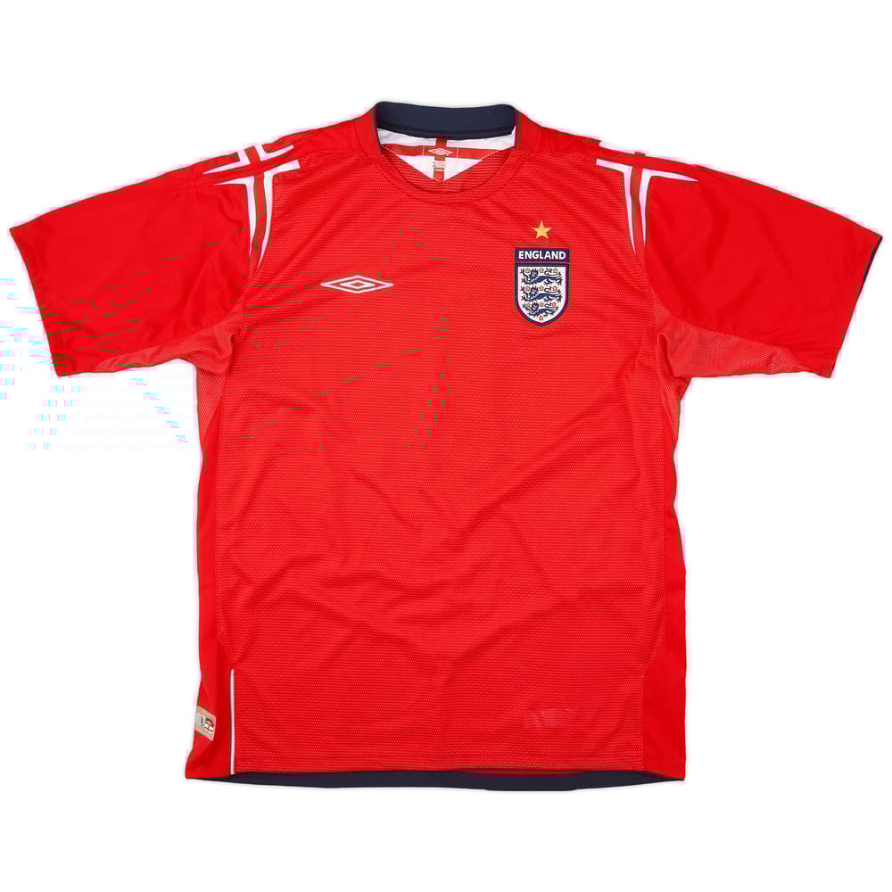 2004-06 England Away Shirt #10 - 7/10 - (L)
