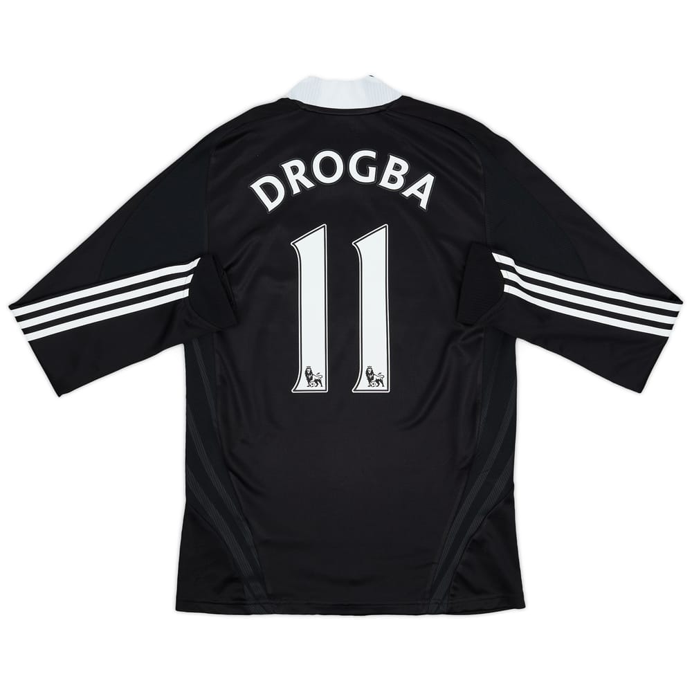 2008-09 Chelsea Authentic Away L/S Shirt Drogba #11 - 8/10 - (S)