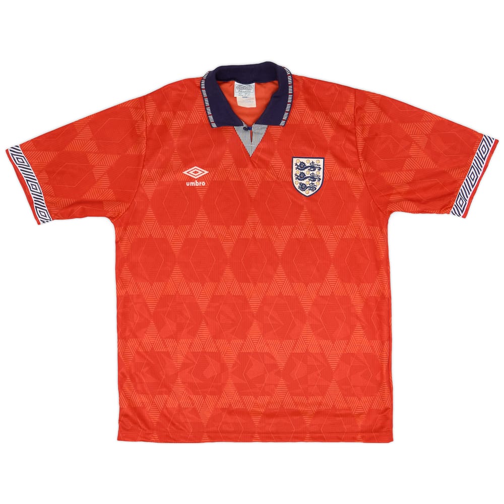 1990-93 England Away Shirt - 9/10 - (L)