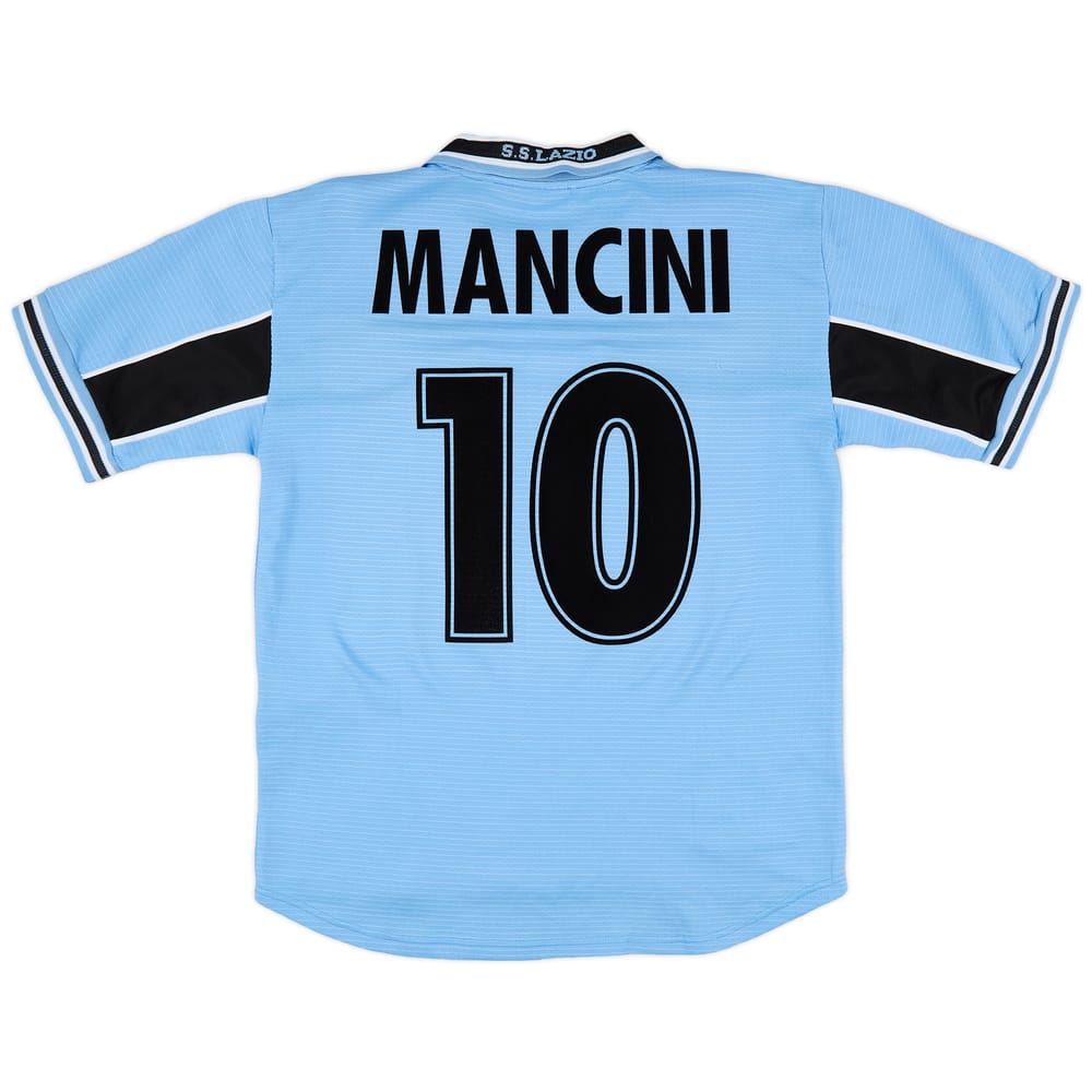 1998-00 Lazio Home Shirt Mancini #10 - 8/10 - (S)