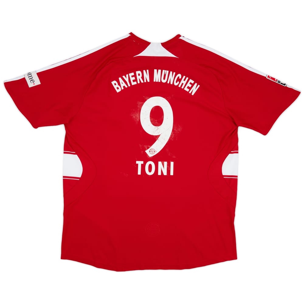 2007-08 Bayern Munich Home Shirt Toni #9 - 5/10 - (XXL)