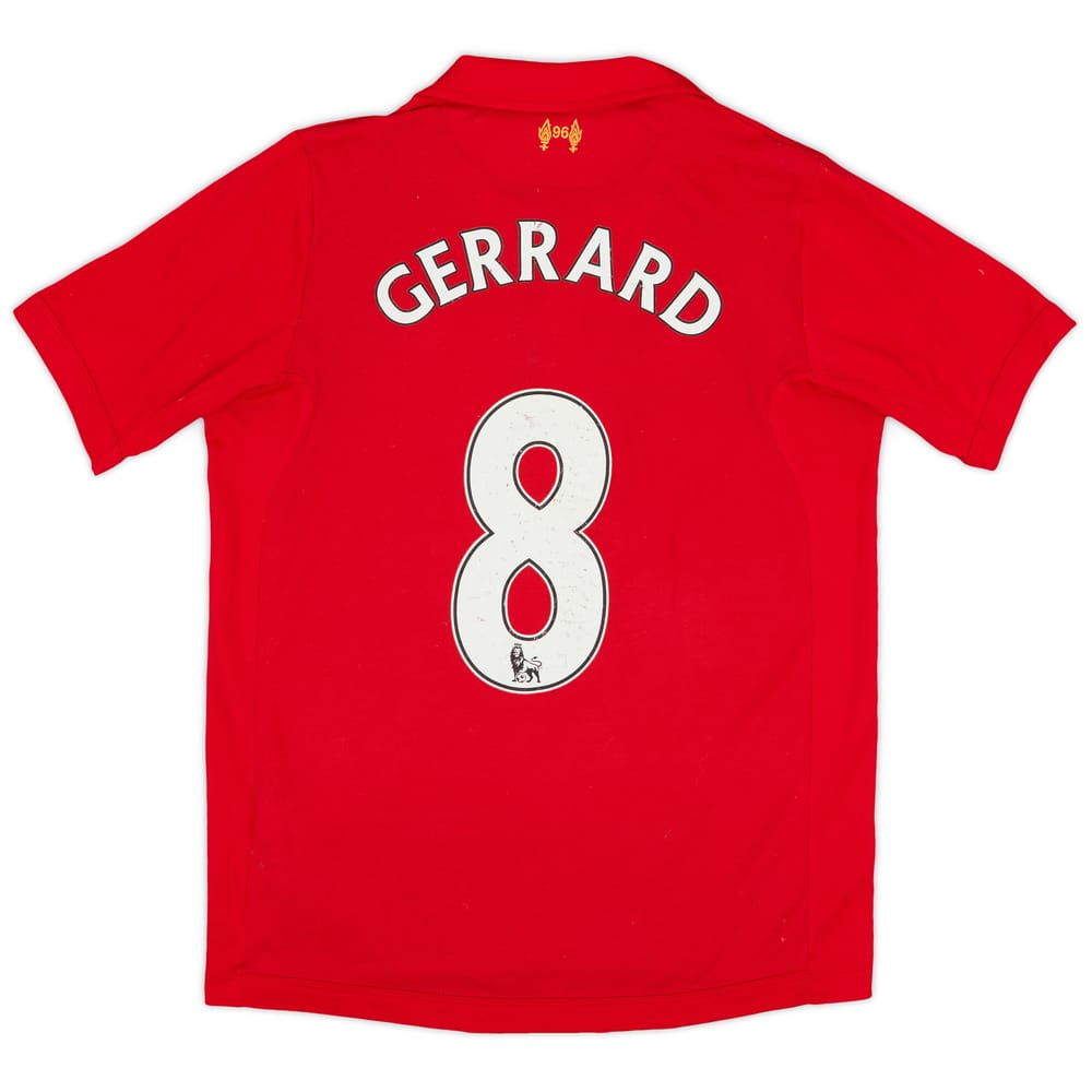 2012-13 Liverpool Home Shirt Gerrard #8 - 4/10 - (S)