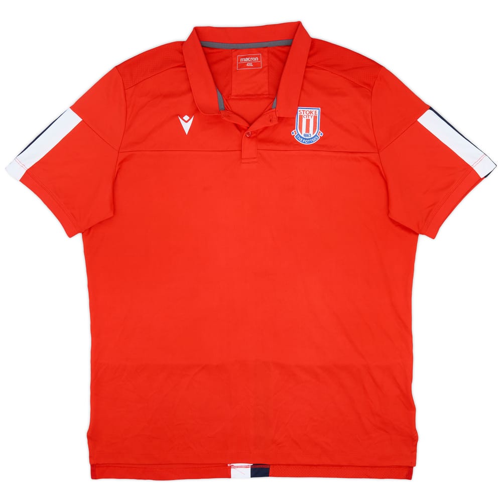 2019-20 Stoke City Macron Polo Shirt - 9/10 - (4XL)