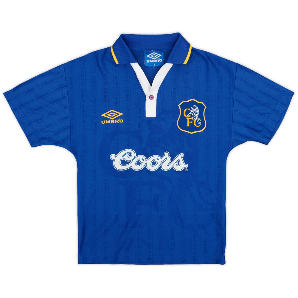 1995-97 Chelsea Home Shirt - 7/10 - (S.Boys)