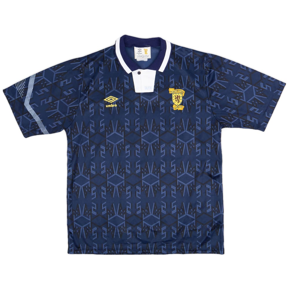 1991-94 Scotland Home Shirt - 8/10 - (XL)