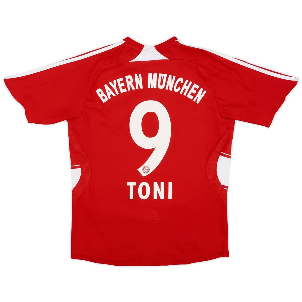 2007-08 Bayern Munich Home Shirt Toni #9 - 6/10 - (L.Boys)