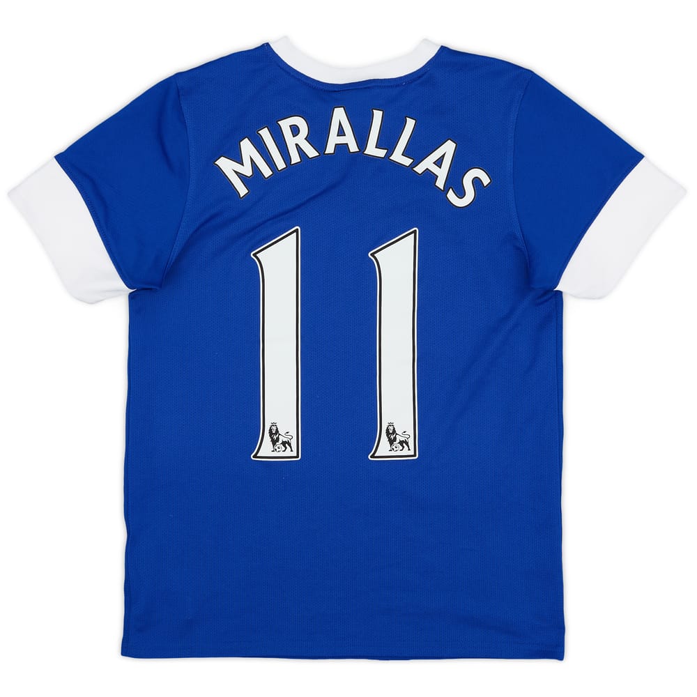 2012-13 Everton Home Shirt Mirallas #11 - 8/10 - (L.Boys)