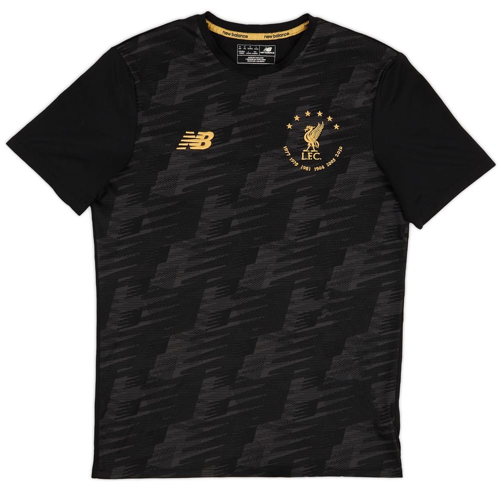 2019-20 liverpool New Balance '6 Times' Training Shirt - 8/10 - (M)