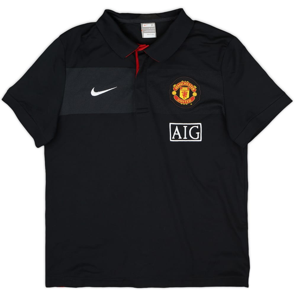 2009-10 Manchester United Nike Polo Shirt - 9/10 - (M)