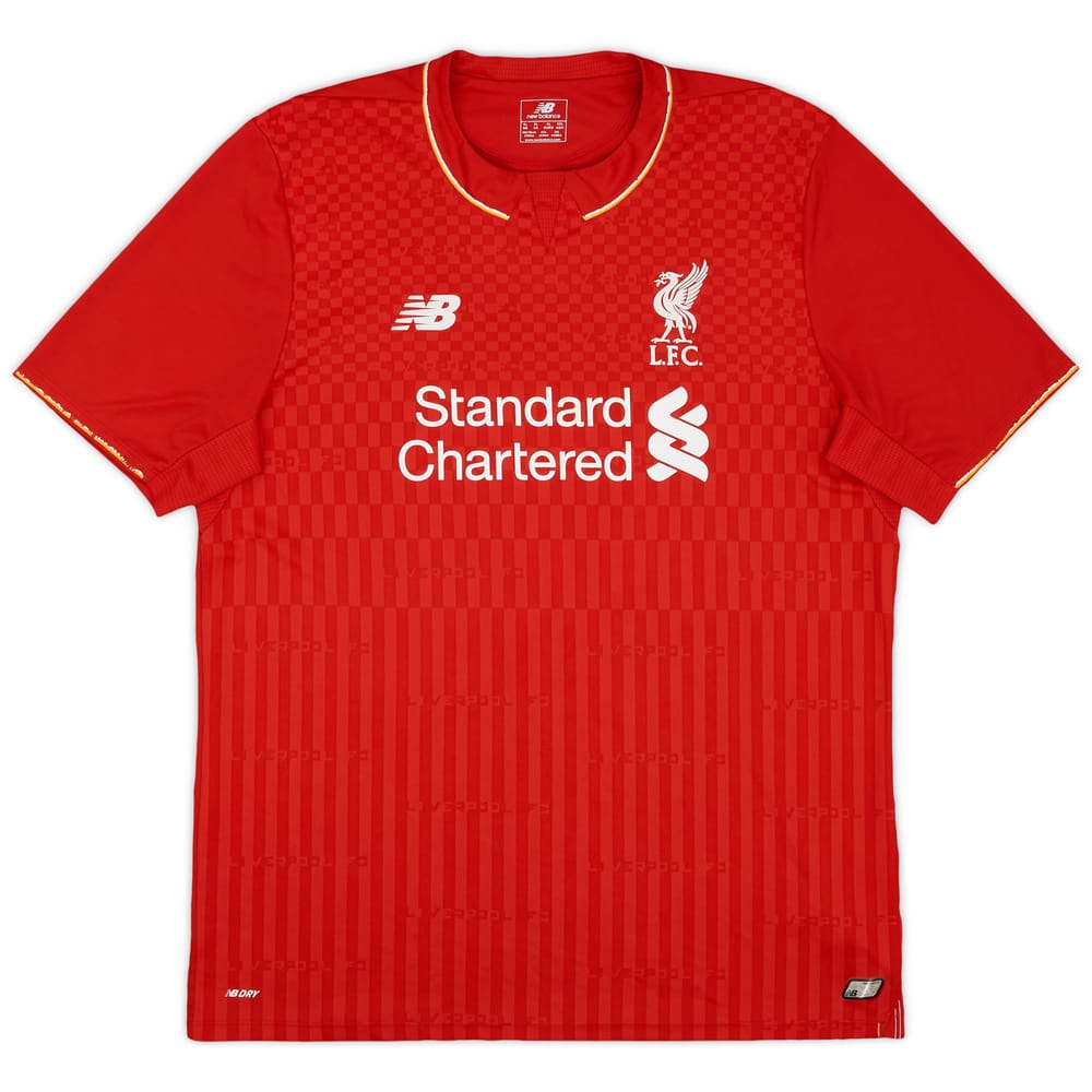 2015-16 Liverpool Home Shirt - 6/10 - (XL)