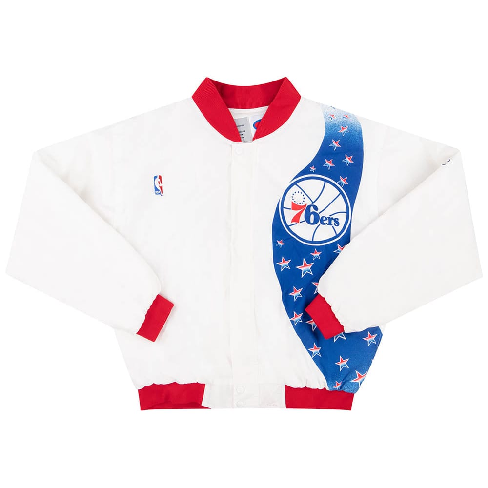 1991-93 Philadelphia 76ers Champion Warm-Up Jacket L