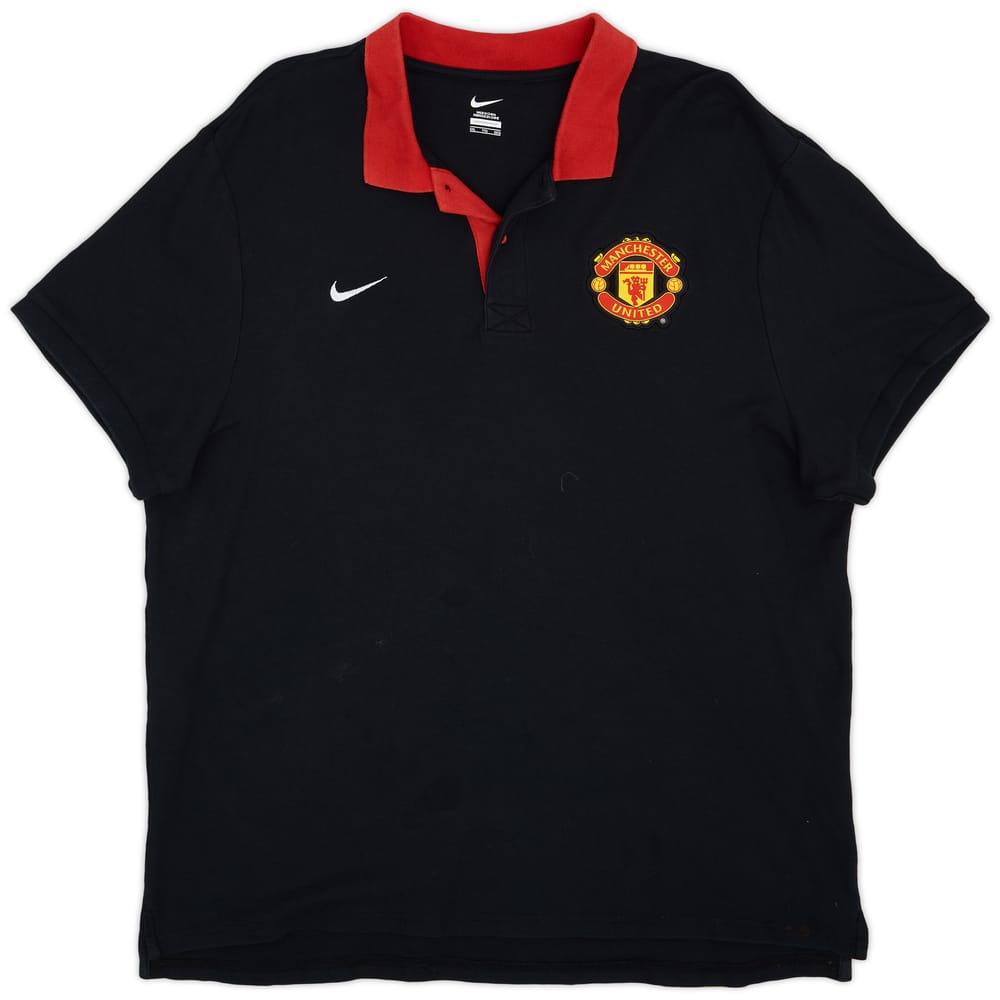 2013-14 Manchester United Nike Polo Shirt - 7/10 - (XXL)