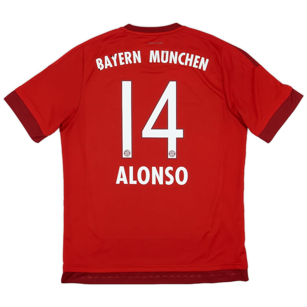 2015-16 Bayern Munich Home Shirt Alonso #14 - 5/10 - (L)