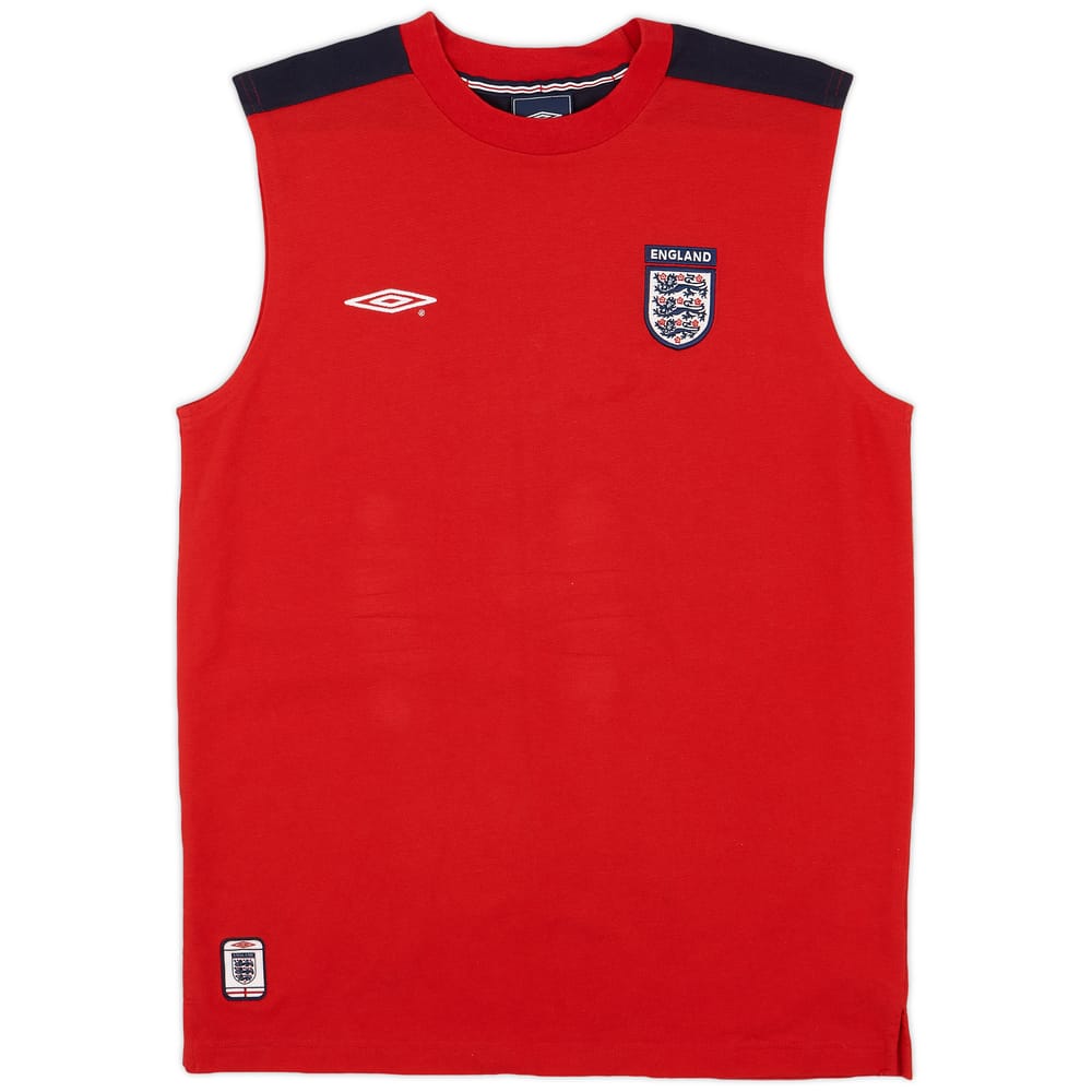 2004-05 England Umbro Training Vest - 9/10 - (L)