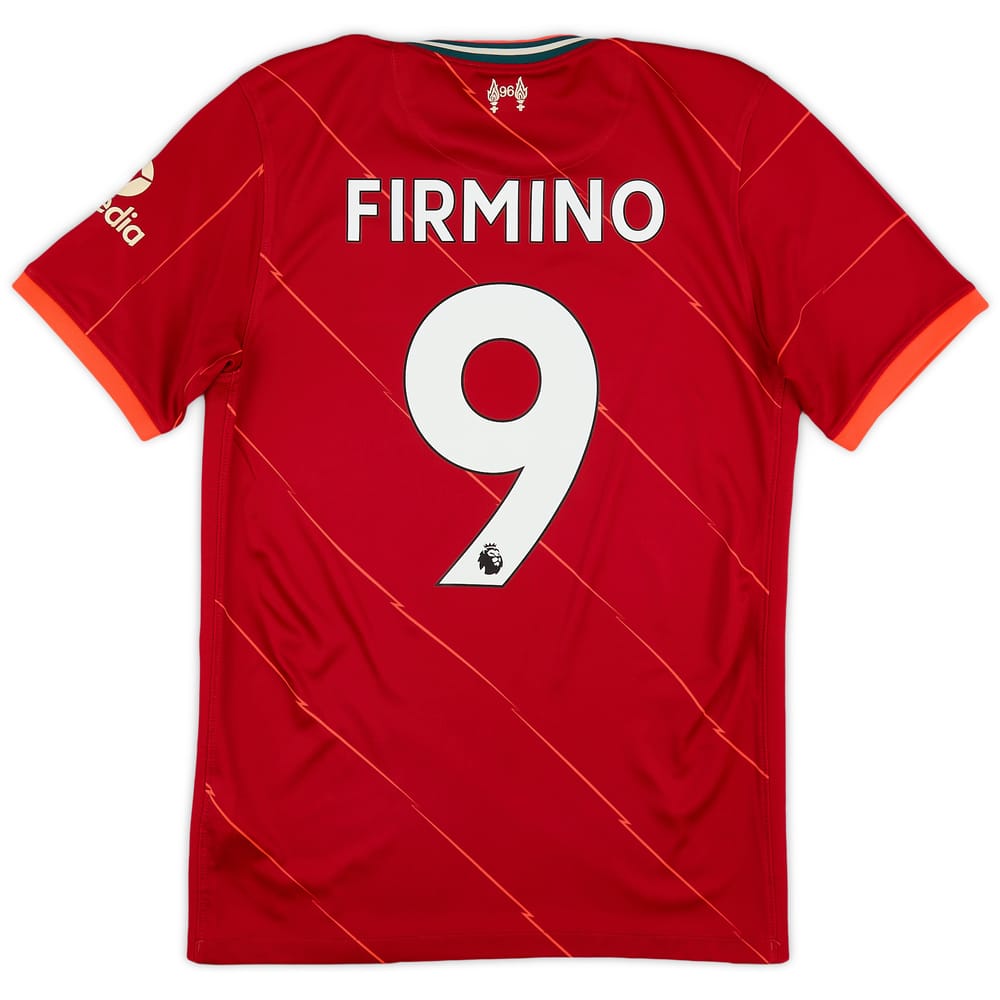 2021-22 Liverpool Home Shirt Firmino #9 - 9/10 - (S)