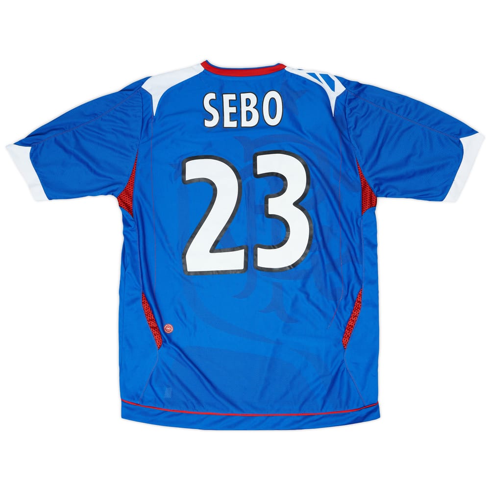 2006-07 Rangers Home Shirt Sebo #23 - 8/10 - (L)