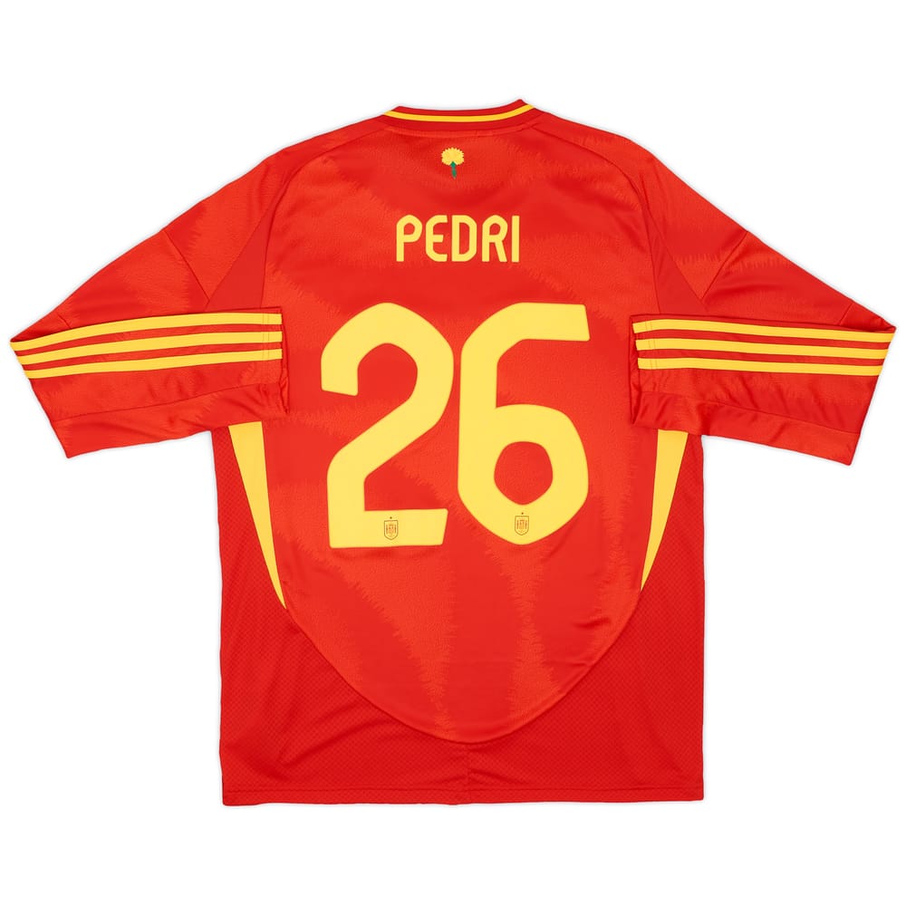 2024-25 Spain Home L/S Shirt Pedri #26