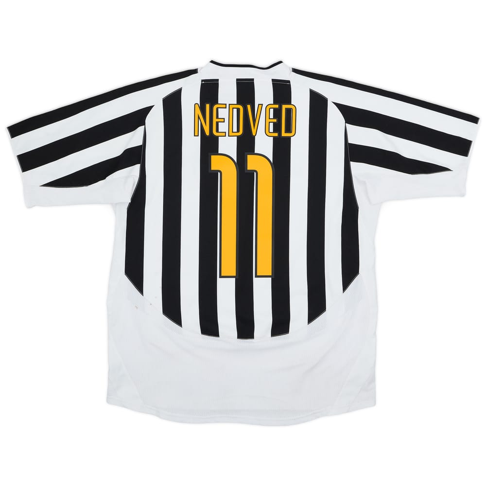 2003-04 Juventus Home Shirt Nedved #11 - 4/10 - (XL)