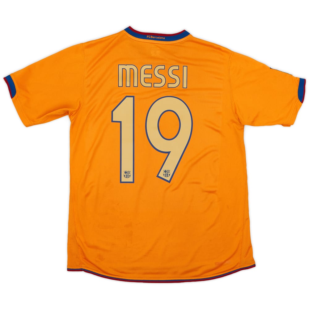 2006-08 Barcelona Away Shirt Messi #19 - 5/10 - (M)