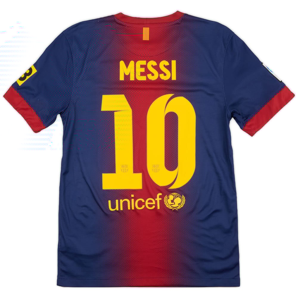 2012-13 Barcelona Home Shirt Messi #10 - 6/10 - (S)