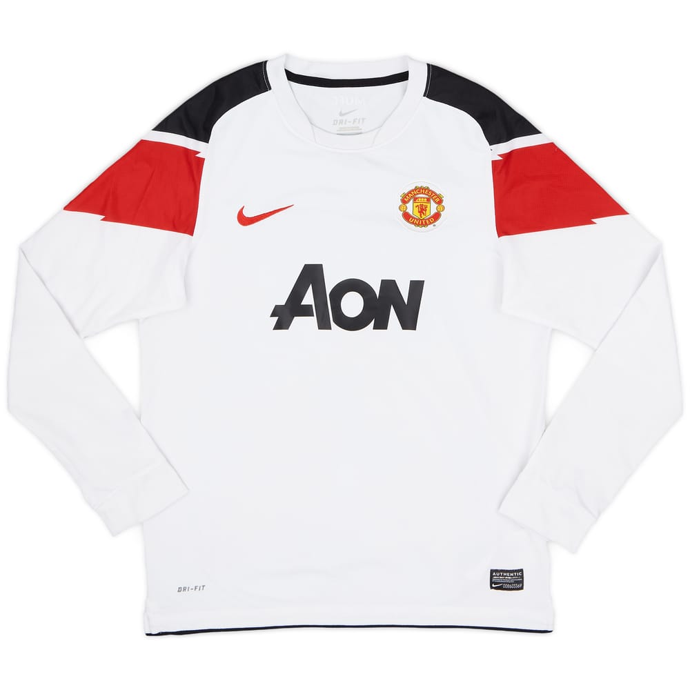 2010-12 Manchester United Away L/S Shirt - 8/10 - (L.Boys)