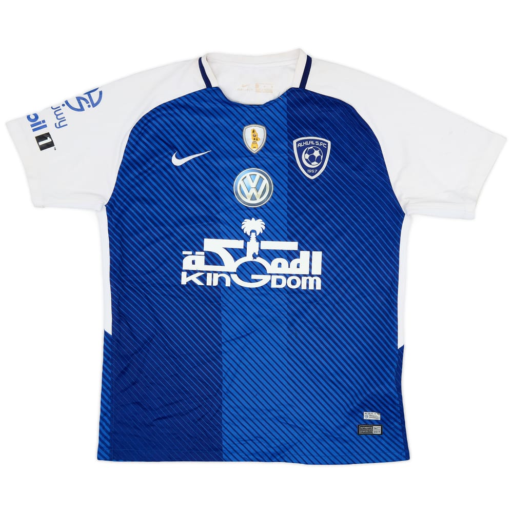 2017-18 Al Hilal Home Shirt - 9/10 - (M)