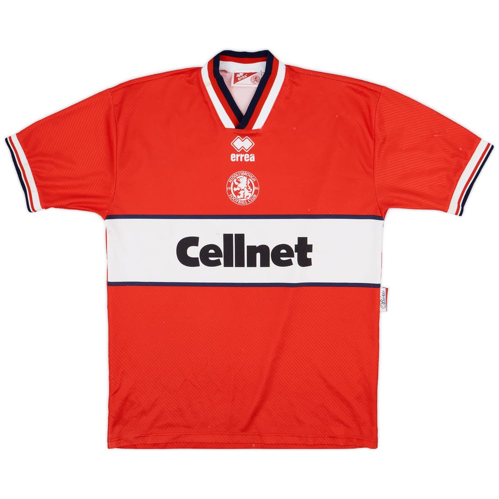 1997-98 Middlesbrough Home Shirt - 8/10 - (XL)