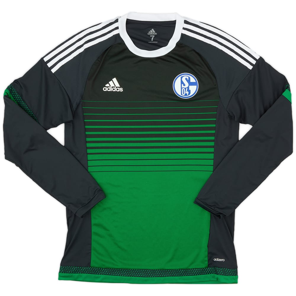 2015-17 Schalke Player Issue Third L/S Shirt - 9/10 - (M/L)