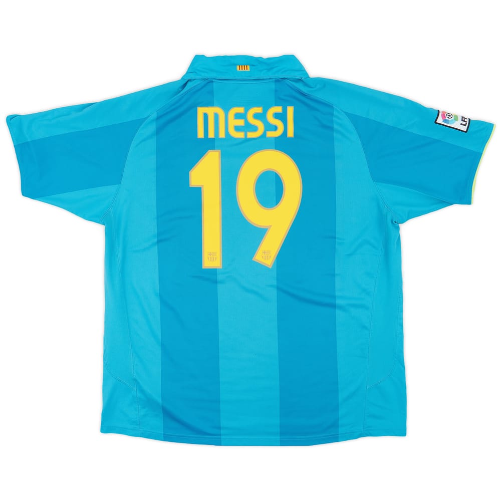 2007-09 Barcelona Away Shirt Messi #19 - 6/10 - (XXL)