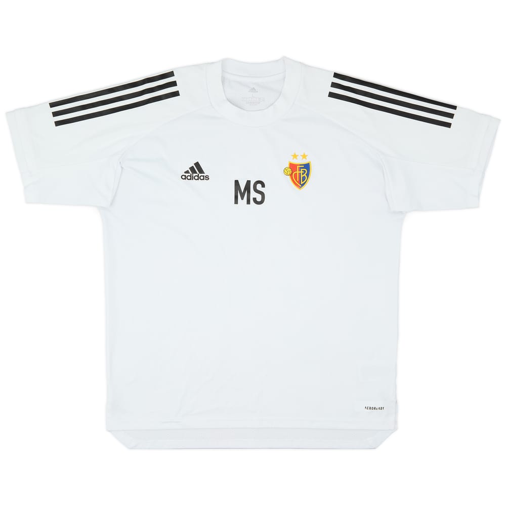 2019-20 FC Basel Staff Issue adidas Training Shirt MS - 6/10 - (L)