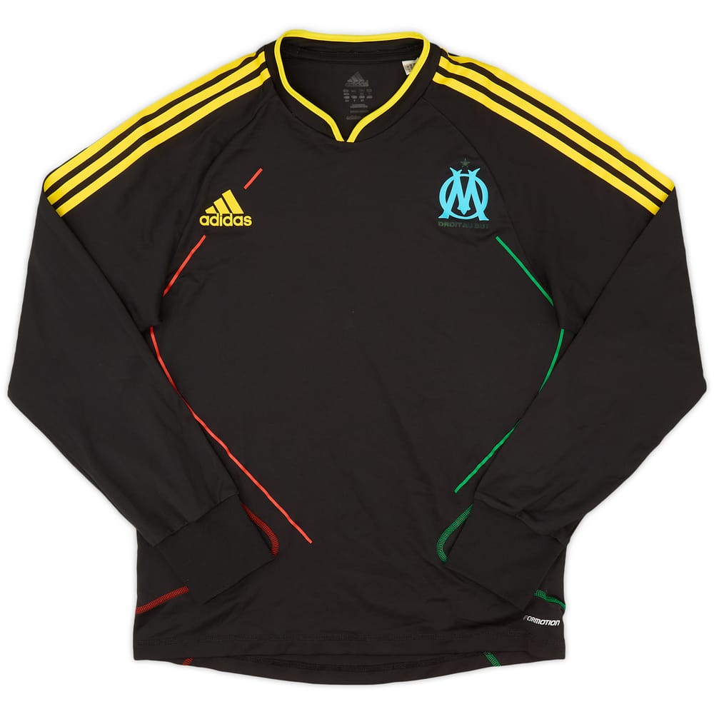 2010-11 Olympique Marseille adidas Formotion Training L/S Shirt - 6/10 - (M)
