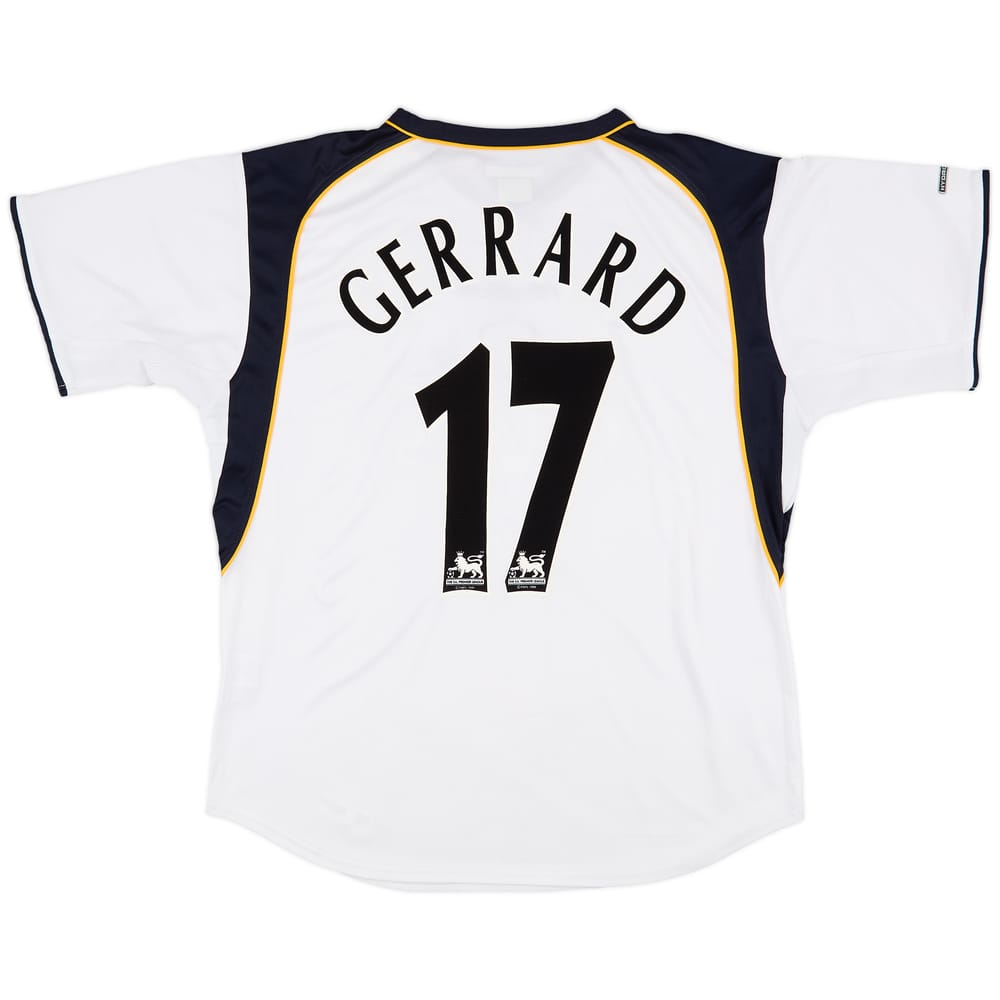 2001-03 Liverpool Away Shirt Gerrard #17 - 8/10 - (L)