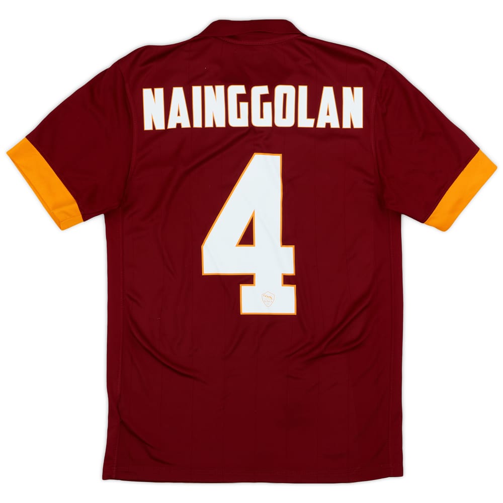 2014-15 Roma Home Shirt Nainggolan #4 - 9/10 - (S)