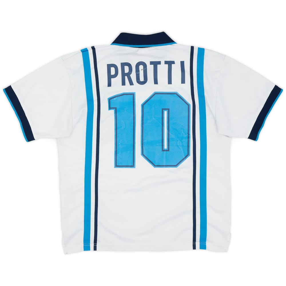 1997-98 Napoli Away Shirt Protti #10 - 5/10 - (L)