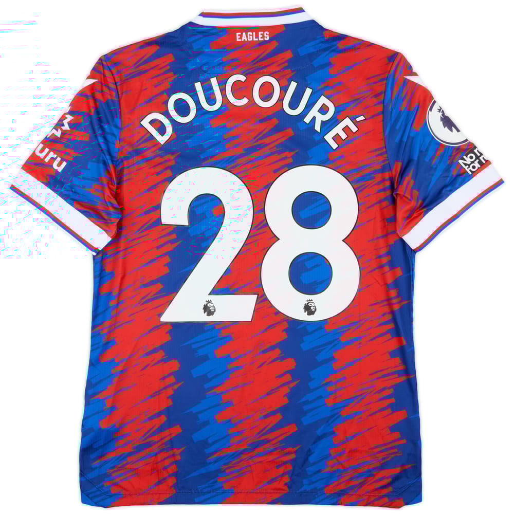 2022-23 Crystal Palace Match Issue Home Shirt Doucoure #28