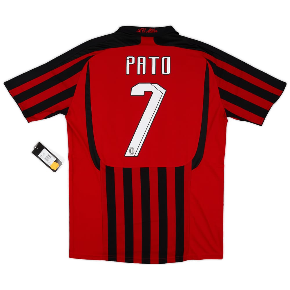 2007-08 AC Milan Home Shirt Pato #7 (L)