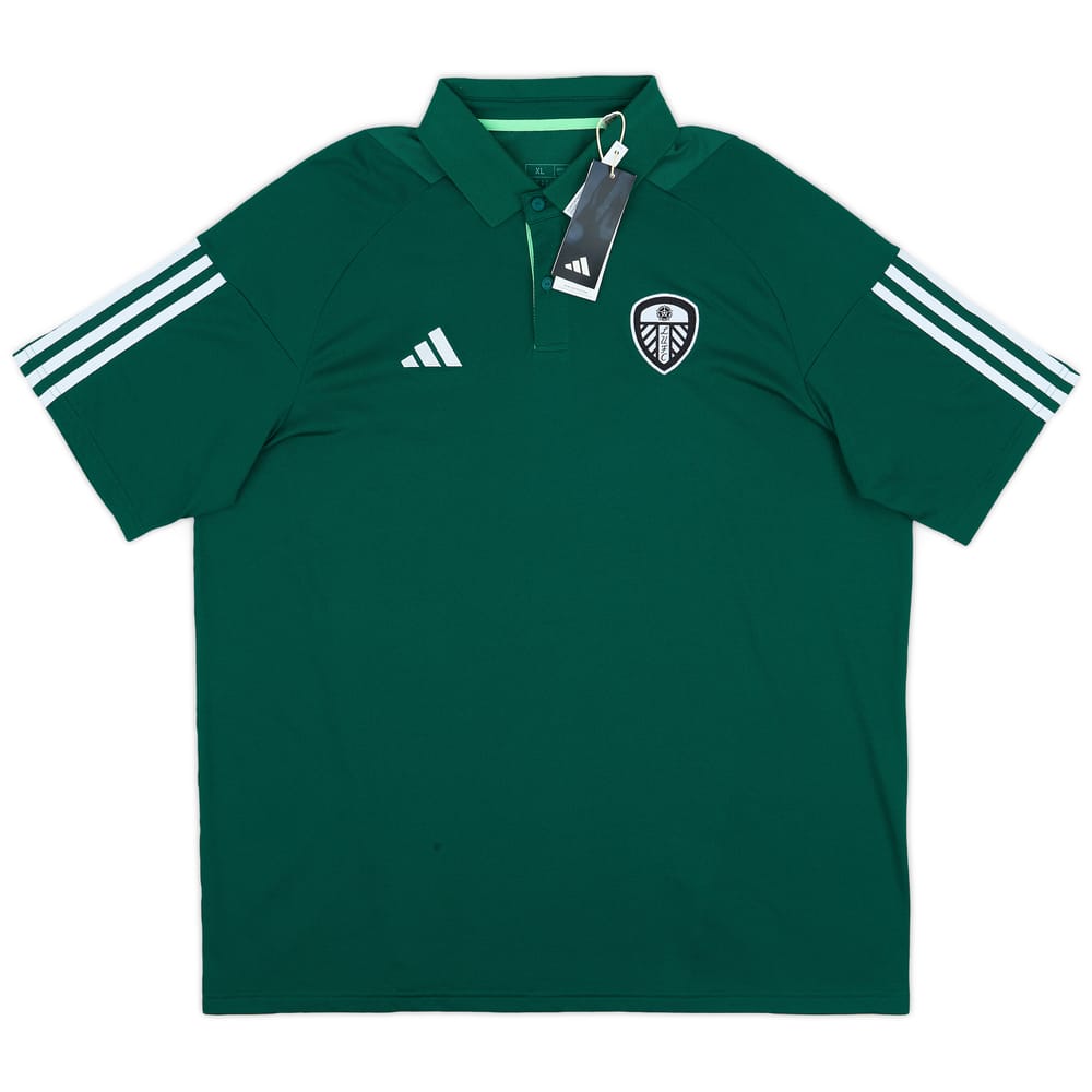 2023-24 Leeds United adidas Polo T-Shirt (XS)