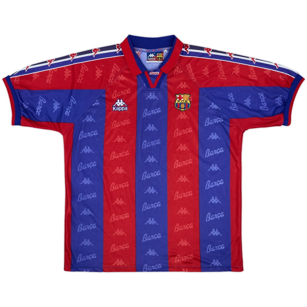 1995-97 Barcelona Home Shirt - 5/10 - (XL)
