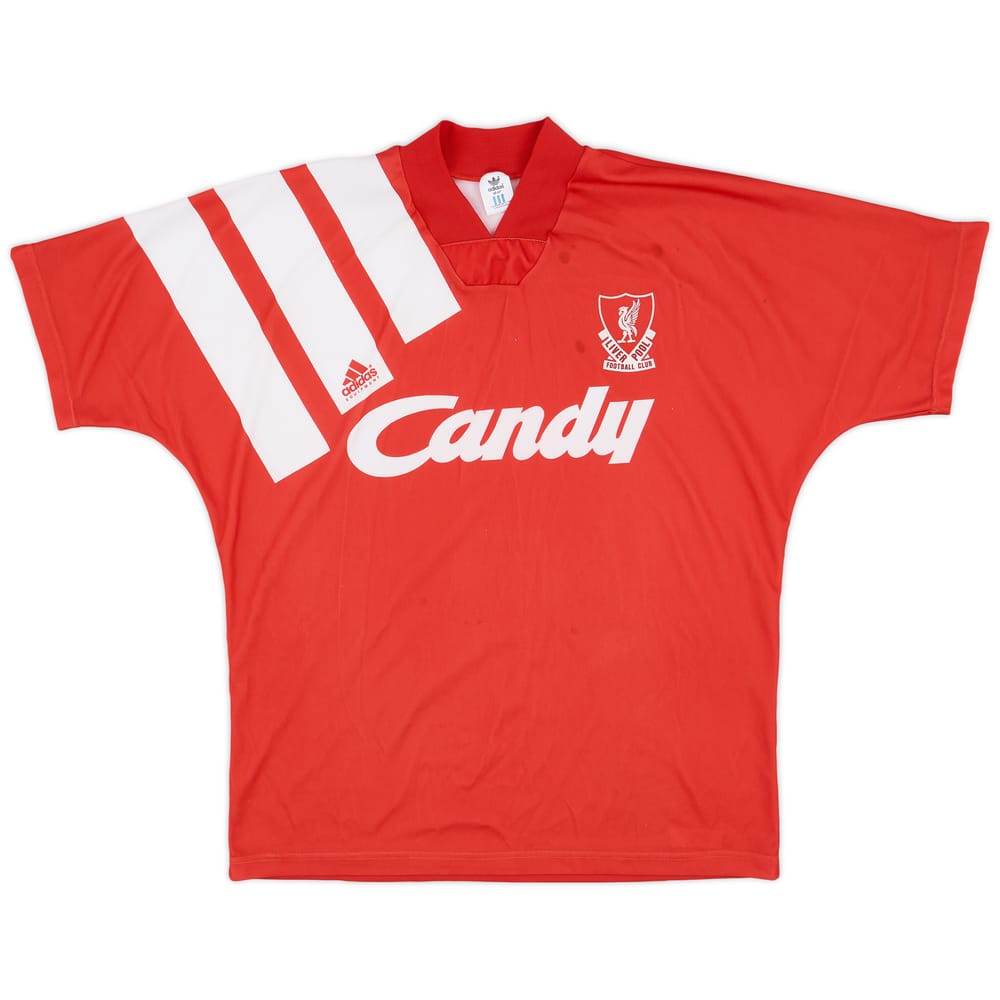 1991-92 Liverpool Home Shirt - 5/10 - (L)