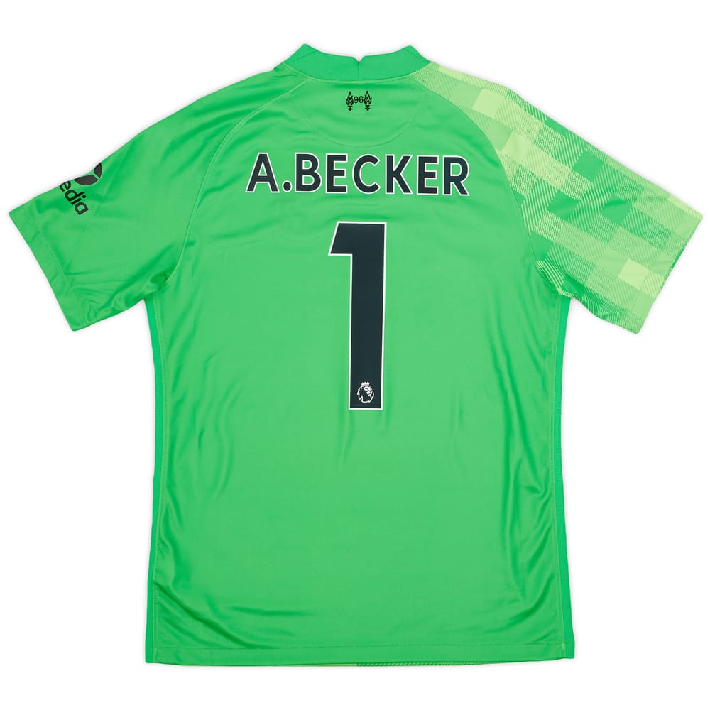 2021-22 Liverpool GK Shirt A. Becker #1 - 9/10 - (M)