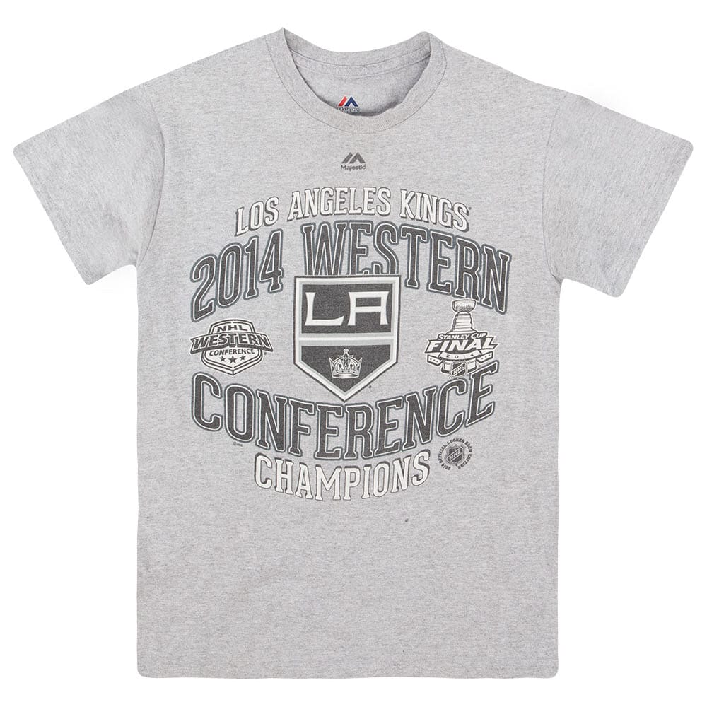 2014 LA Kings Western Conference Champions Majestic Tee S