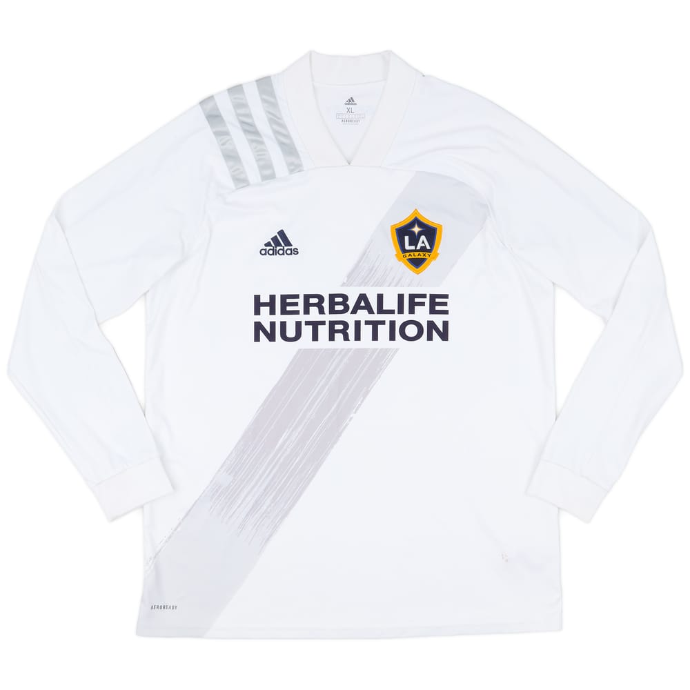 2020 LA Galaxy Home L/S Shirt - 6/10 - (XL)