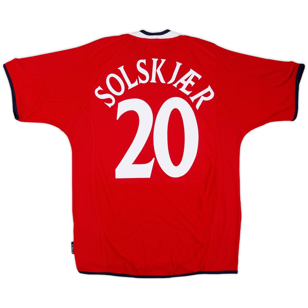 2000-02 Norway Home Shirt Solskjaer #20 (M)