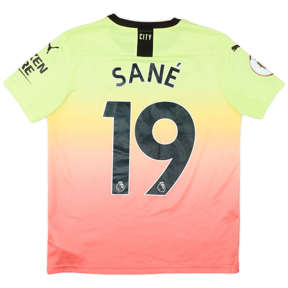 2019-20 Manchester City Third Shirt Sane #19 - 8/10 - (L.Boys)