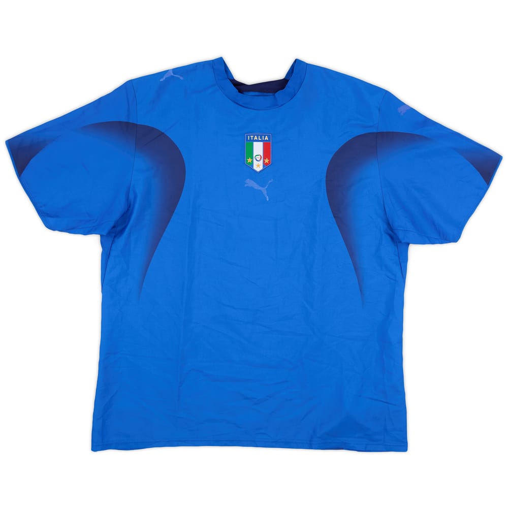2006 Italy Basic Home Shirt - 4/10 - (XXL)