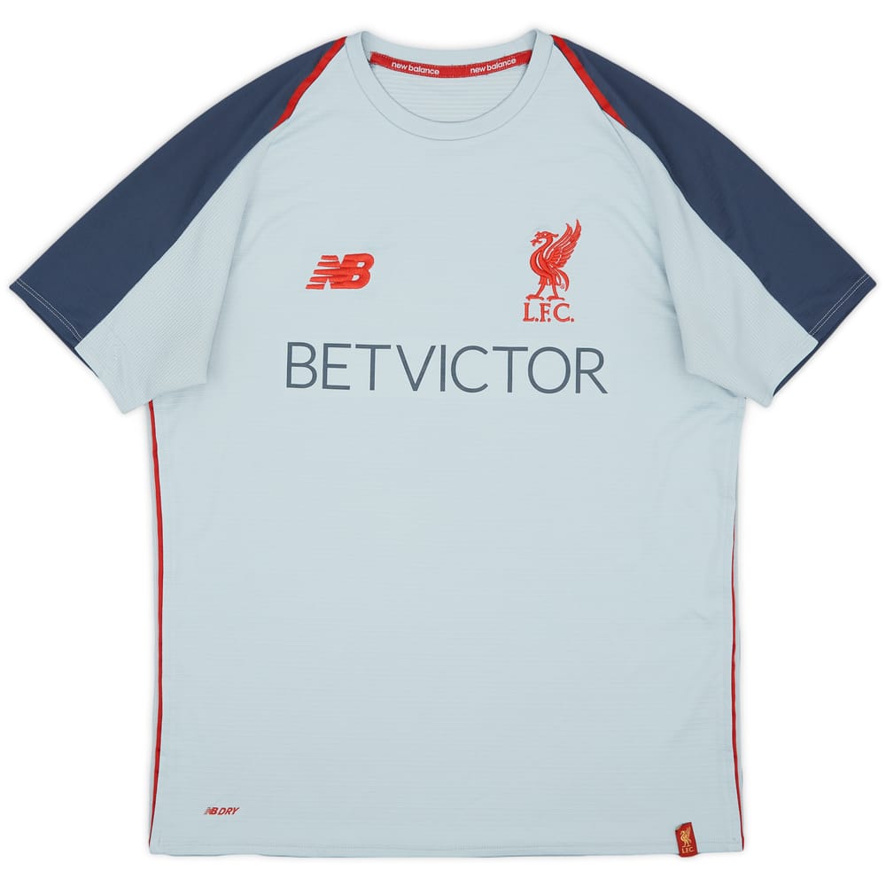 2017-18 Liverpool New Balance Training Shirt - 8/10 - (M)