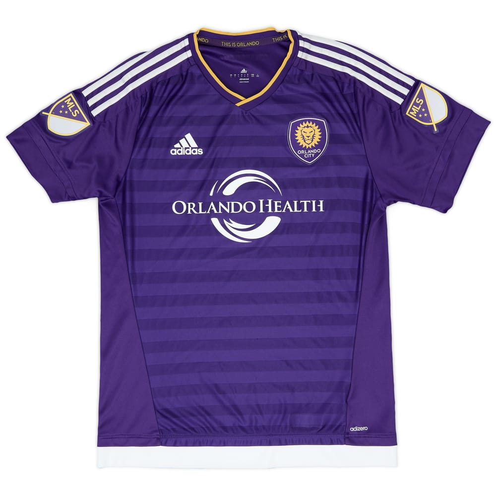 2015 Orlando City Authentic Home Shirt - 9/10 - (L)