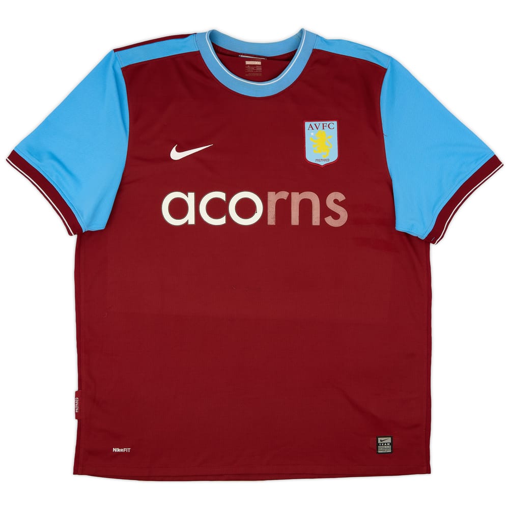 2009-10 Aston Villa Home Shirt - 4/10 - (XL)
