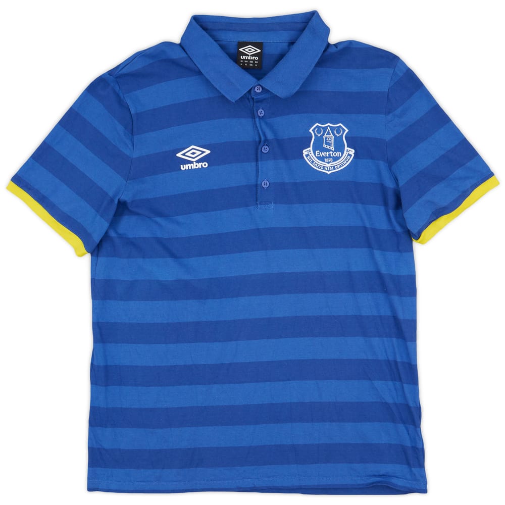 2015-16 Everton Umbro Polo Shirt - 9/10 - (XL)